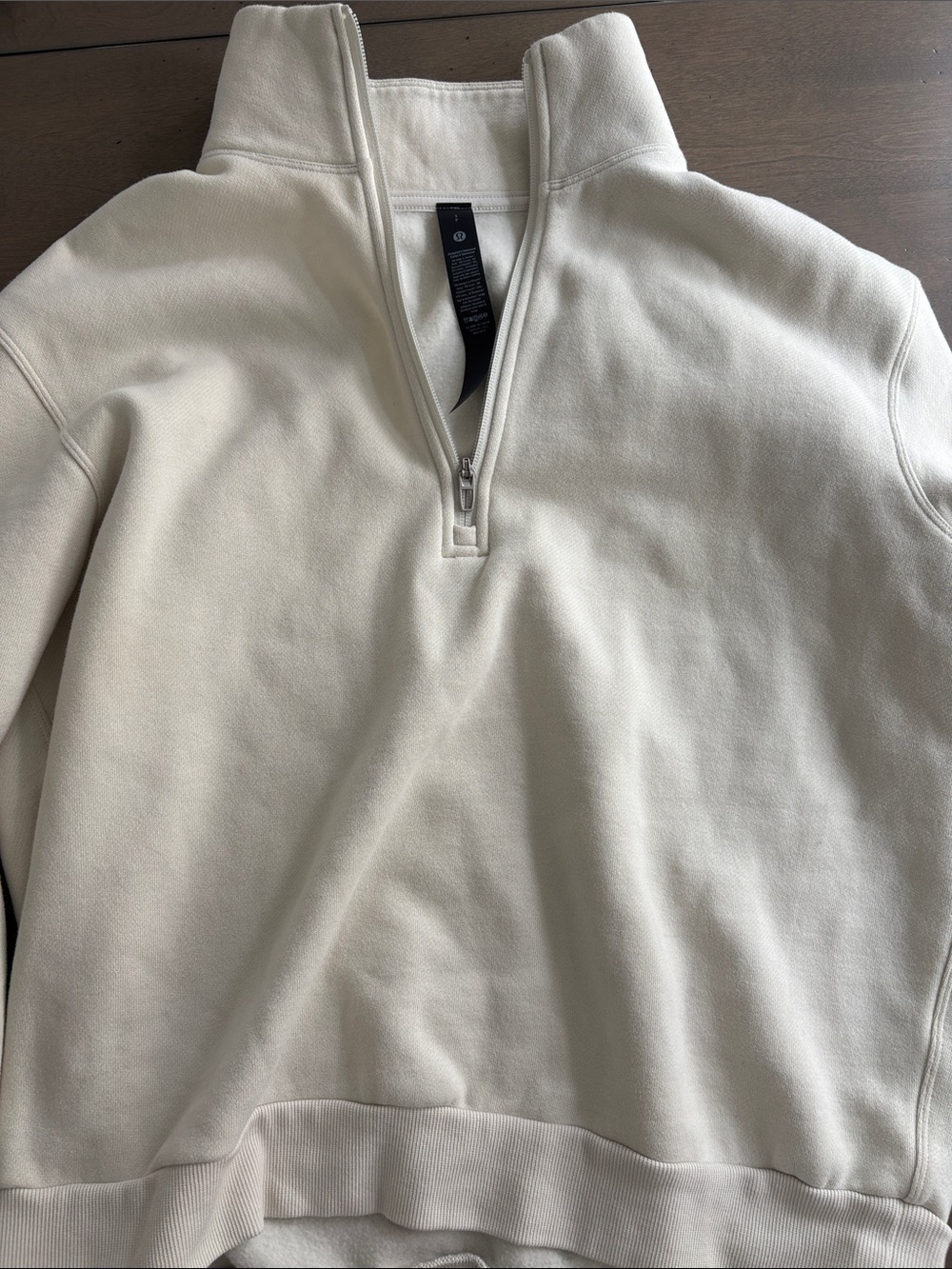 Men's Lululemon Half-Zip Pullover Sweater - Cream